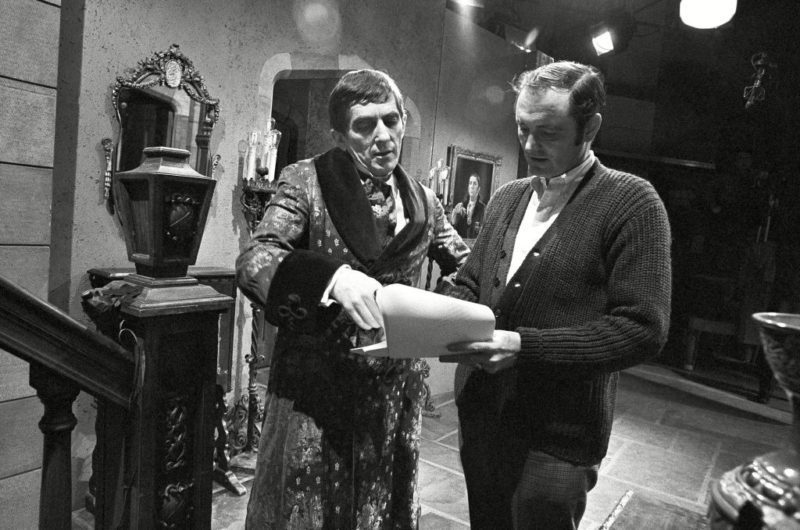 Behind the scenes of Dark Shadows with star Jonathan Frid and Producer Robe...